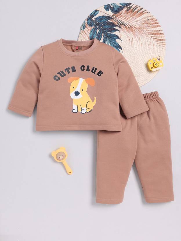 SUPERSQUAD Baby Boys & Baby Girls Casual Sweatshirt Sweatpant