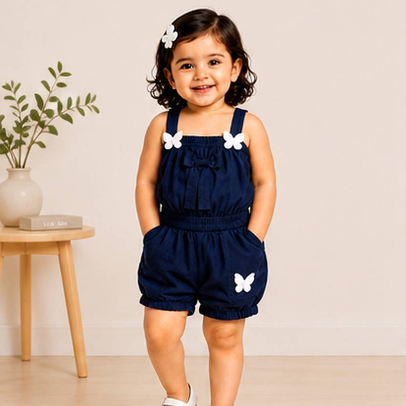 Abdullah Girls Casual Romper Shorts
