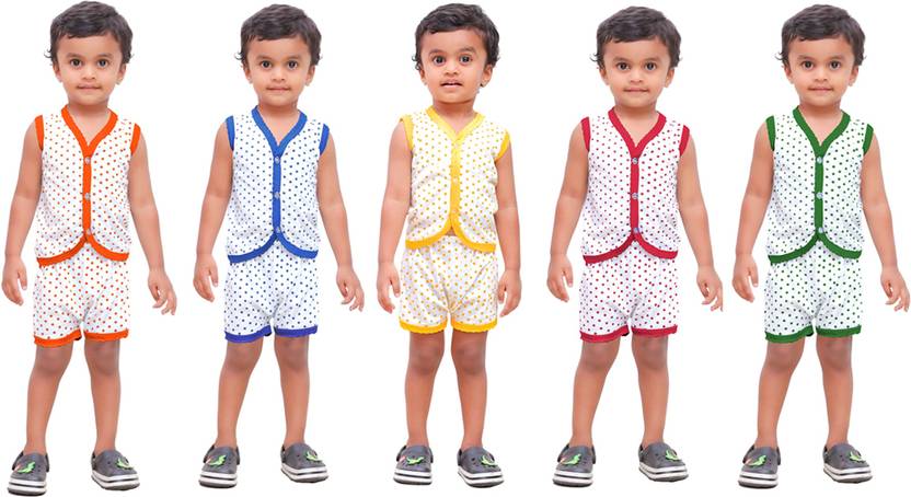 BARATHIDEVI TEX Baby Boys & Baby Girls Casual Top Shorts