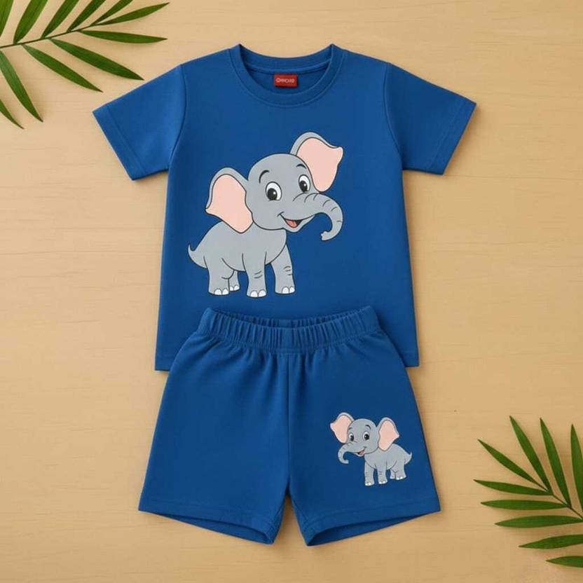 Ykidsfashion Baby Boys & Baby Girls Casual T-shirt Shorts