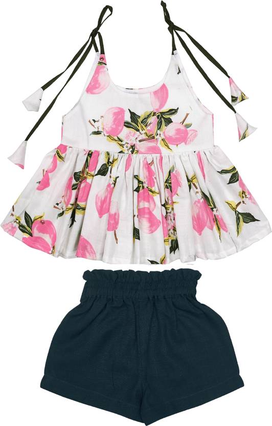 Anneca Girls Casual Top and Skirt Set