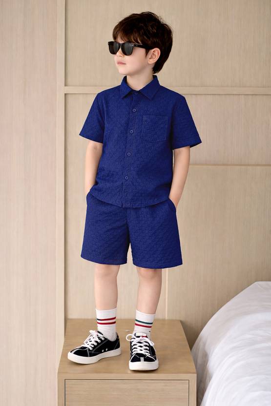 Ompax Boys Casual Shirt Shorts