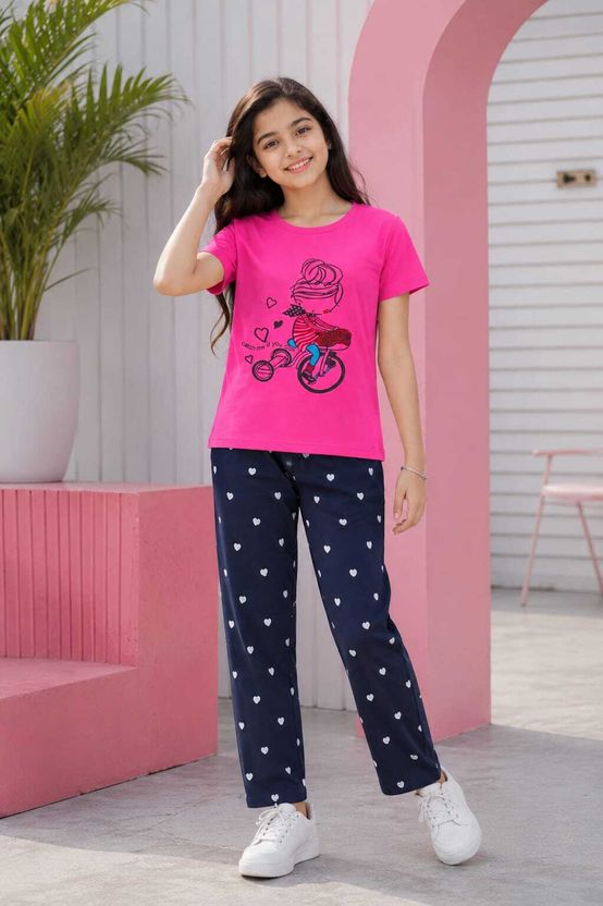 SPAMitude Girls Party Top Pant Jacket Navy Blue - Image 10