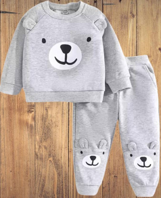 Ameeha Baby Boys & Baby Girls Casual Sweatshirt Track Pants