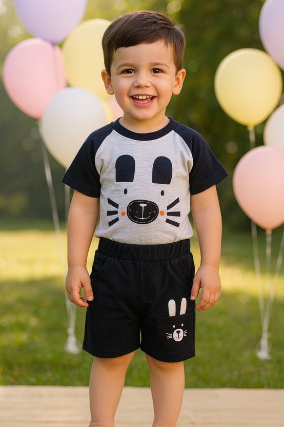 Wishkaro Baby Boys Casual T-shirt Shorts