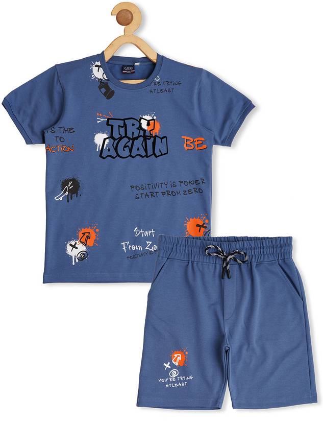 CAVIO Boys Casual T-shirt Shorts