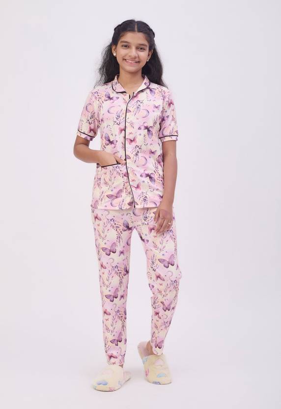 Aeronyx Girls Casual Pyjama Top