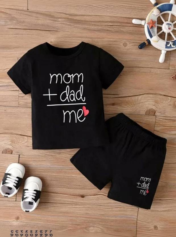COOL LALA Baby Boys & Baby Girls Casual T-shirt Shorts