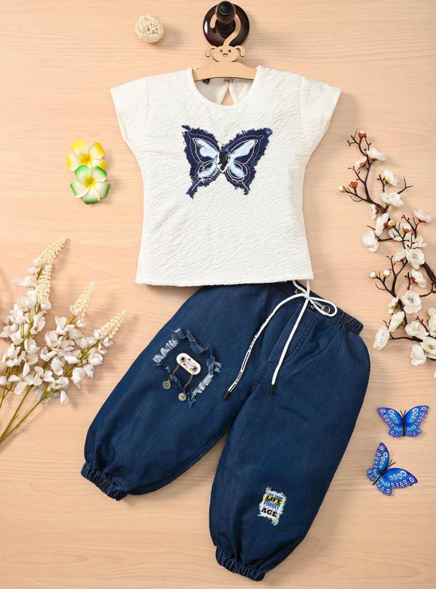 TAILORWOMEN Baby Girls Casual Top Jeans