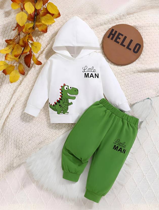 saffronn Baby Boys & Baby Girls Party(Festive) T-shirt Track Pants