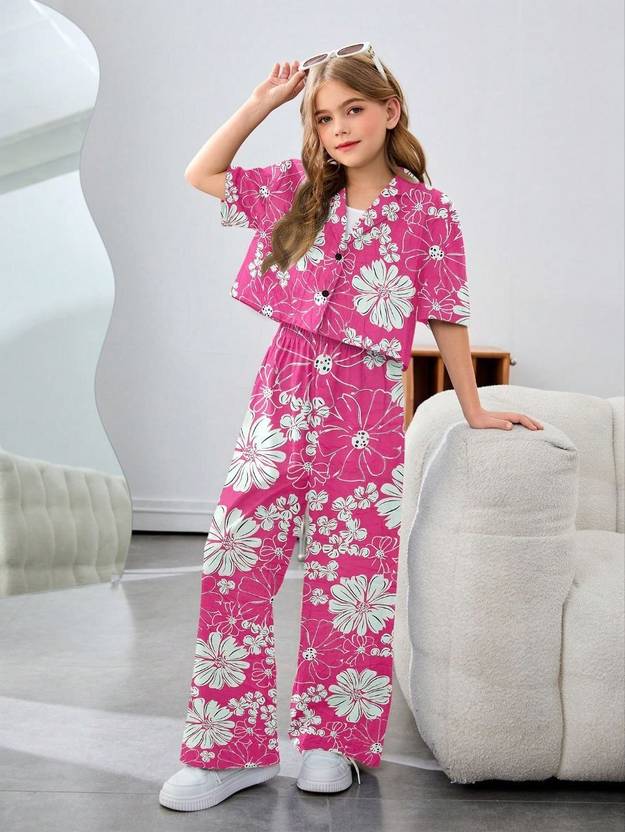 TOGEPI Girls Party(Festive) Shirt Pant