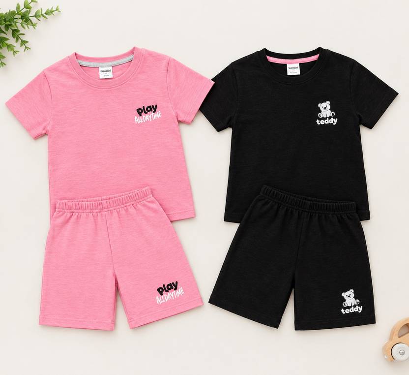 EloraKids Baby Boys & Baby Girls Casual T-shirt Pant