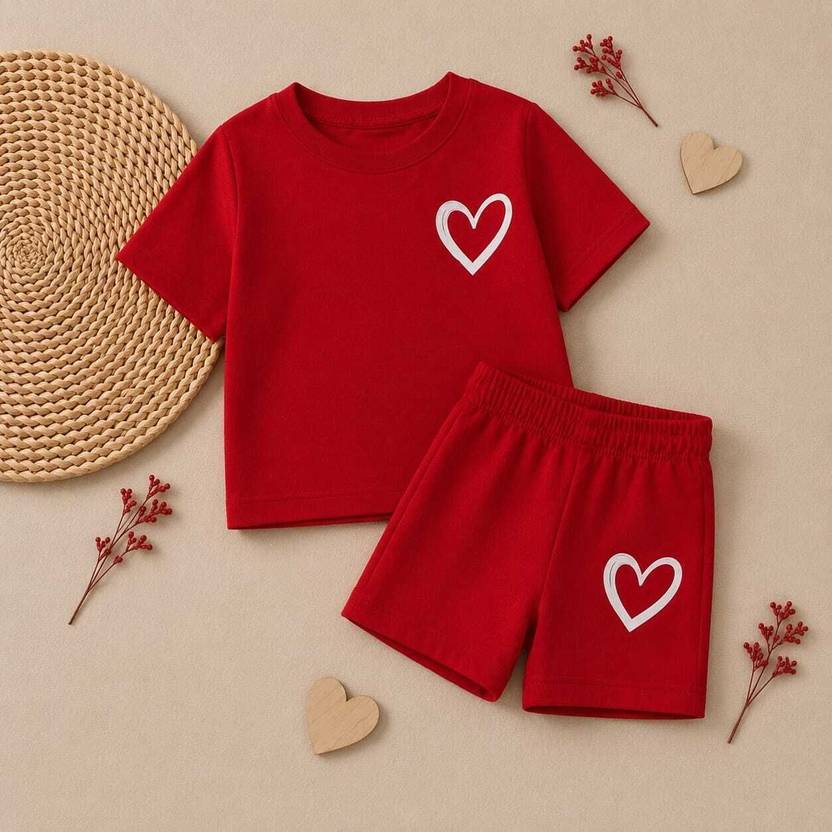 SFASHION11 Baby Boys & Baby Girls Casual T-shirt Shorts, T-shirt