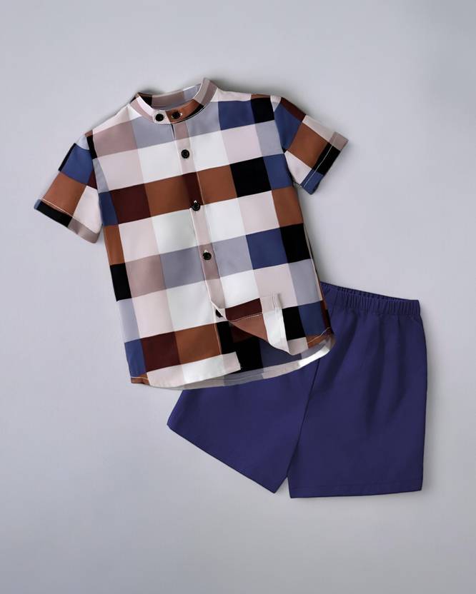 KIDGARB Boys Party(Festive) Shirt Shorts