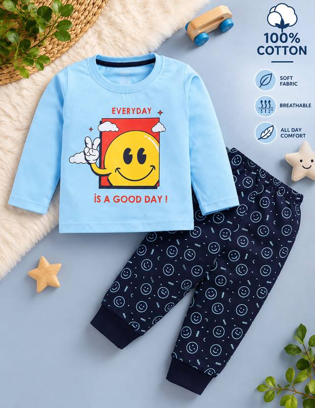 Blushh Berry Boys & Girls Casual Top Pant