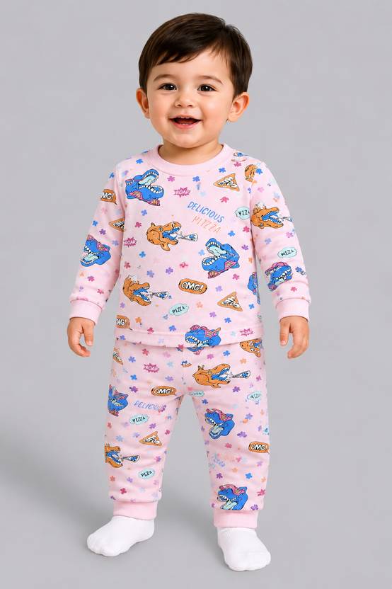 Swissberry Baby Boys & Baby Girls Casual T-shirt Pyjama