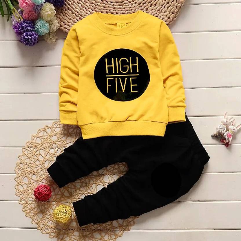 HIKUJ Baby Boys & Baby Girls Casual Sweatshirt Trouser