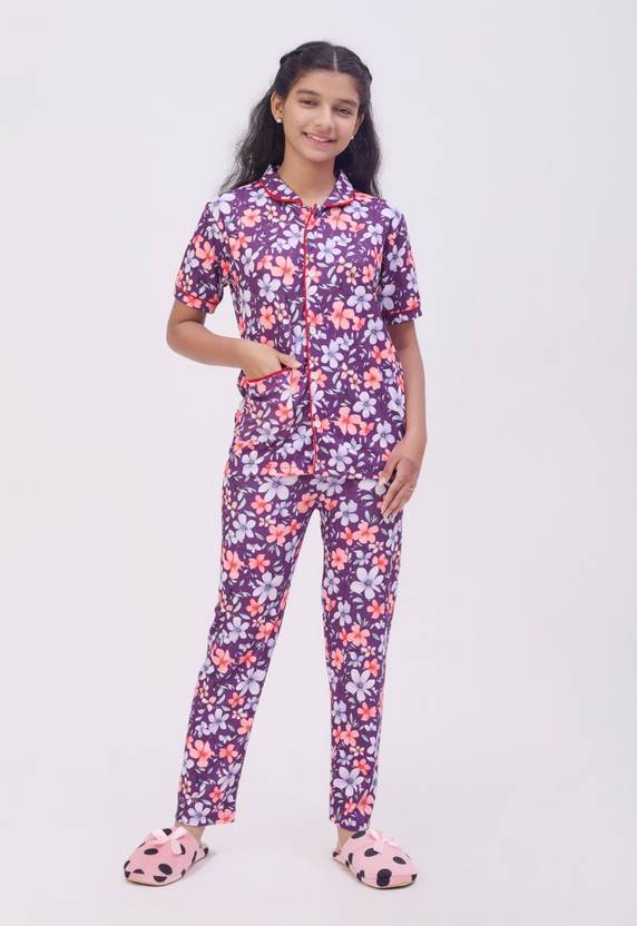Aeronyx Girls Casual Pyjama Top