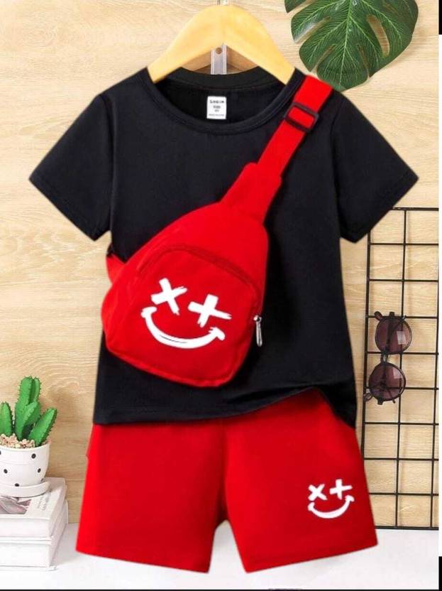 FAHADCREATIONS Boys Casual T-shirt Shorts