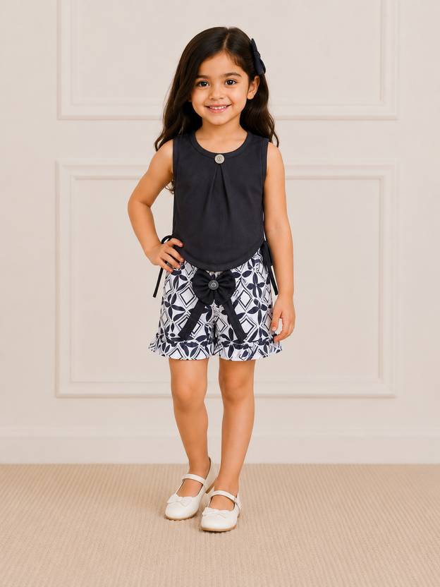 tony fashion Baby Girls Casual Top Skirt