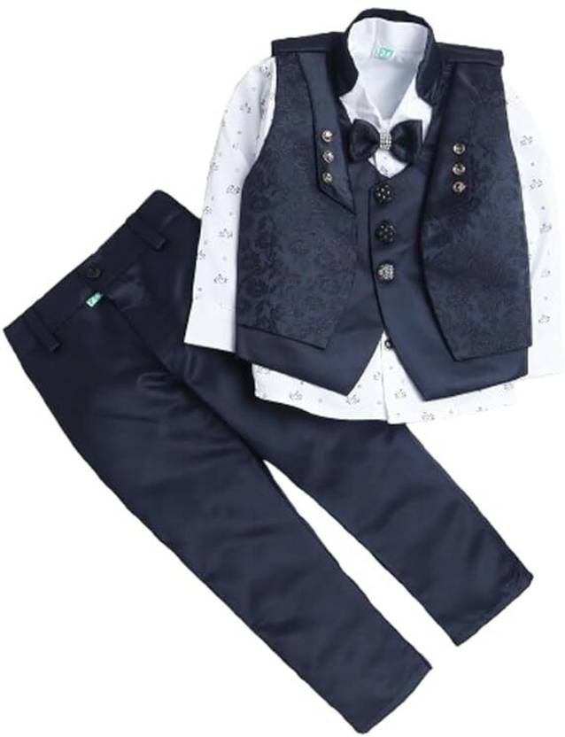 AnishkaFashion Boys Festive & Party, Wedding Shirt, Waistcoat and Pant Set