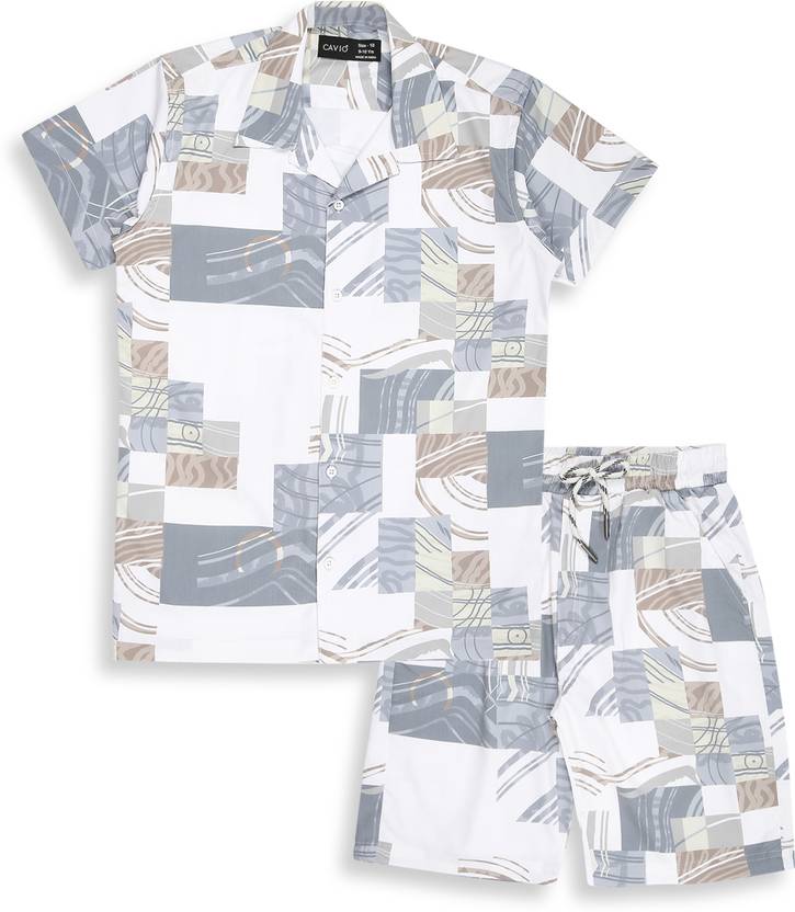 CAVIO Boys Casual Shirt Shorts