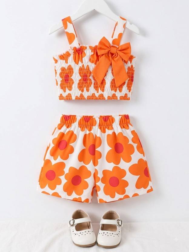 AKBROTHERS Baby Girls Casual Top Shorts