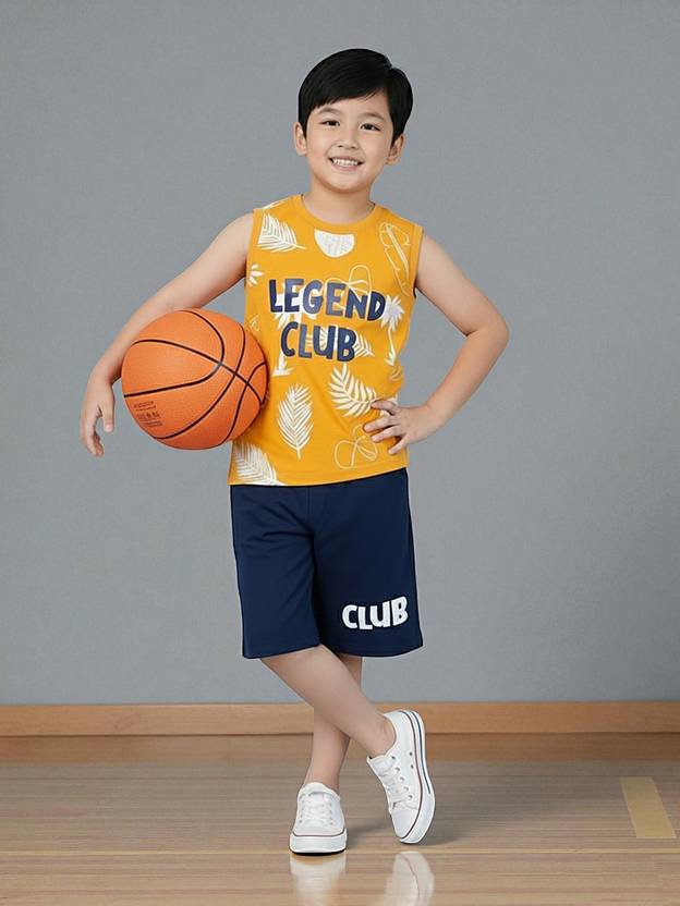 Yk Boys Casual T-shirt Shorts