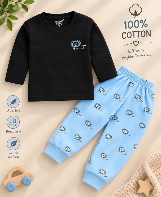 Blushh Berry Boys & Girls Casual Top Pant