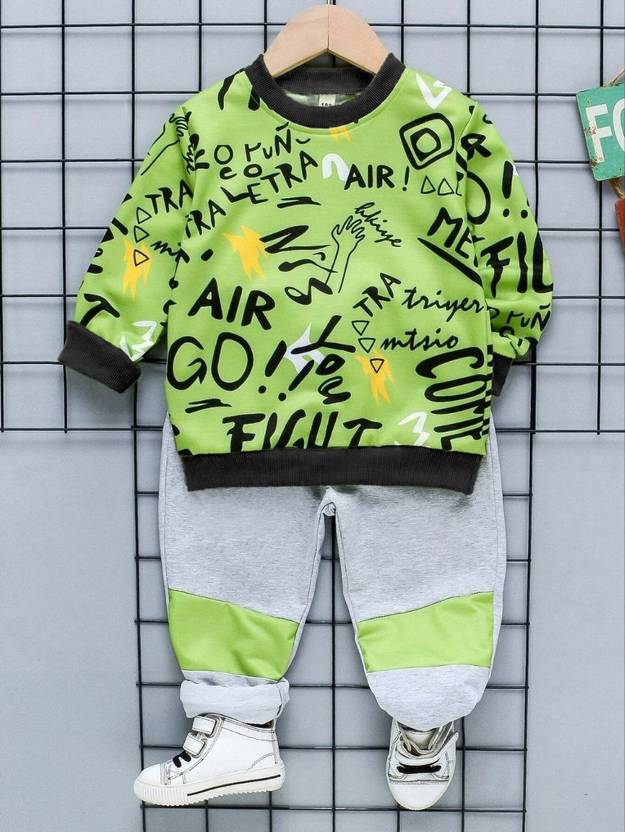 QMQ Boys Casual T-shirt Track Pants