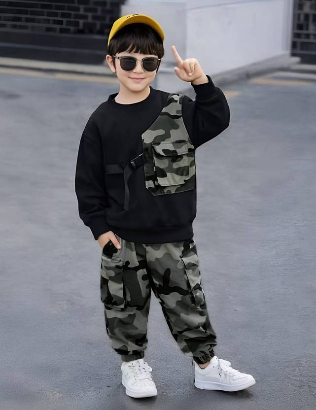 STRVYO Boys Casual T-shirt Track Pants
