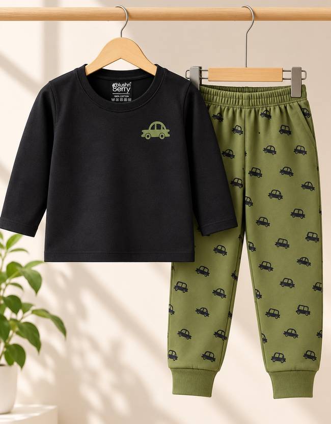 Blushh Berry Boys & Girls Casual Top Pant