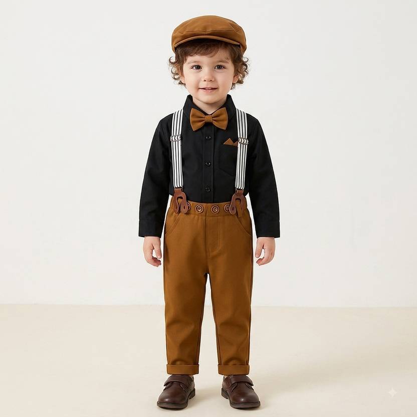 Bleckz Someak Baby Boys Party(Festive) Shirt Shorts