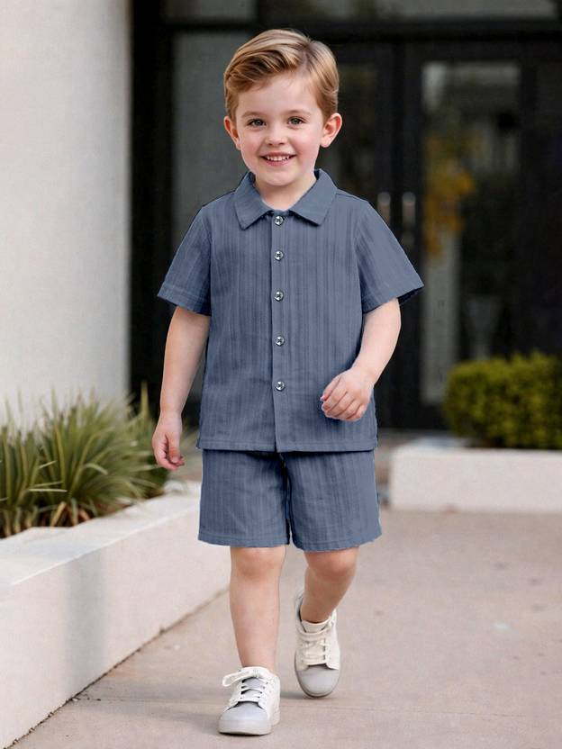 Ompax Boys Casual Shirt Shorts