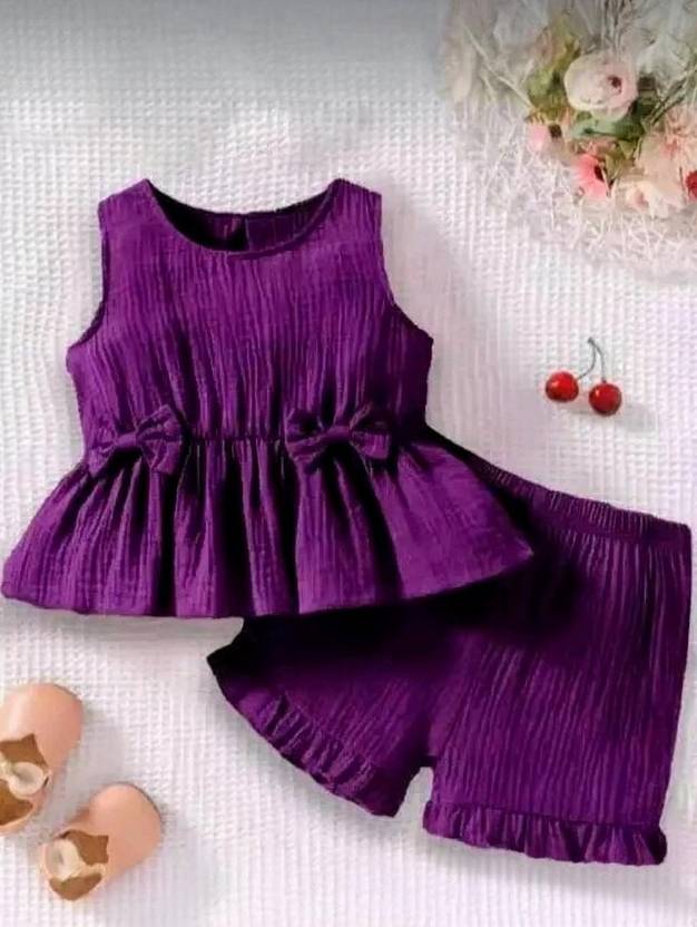 ElegantAttire Baby Girls Casual Dress Shorts