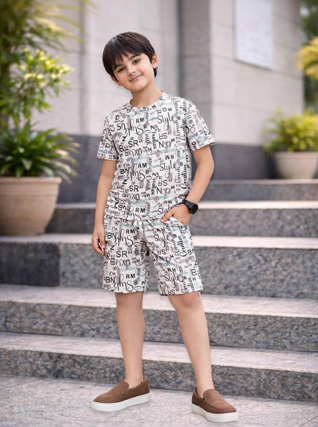 Kuchipoo Boys Casual T-shirt Shorts