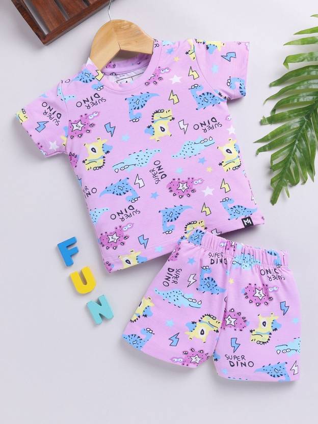 YK X Minute Mirth Boys Casual T-shirt Shorts