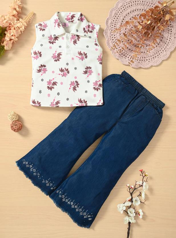 TAILORWOMEN Baby Girls Casual Top Jeans