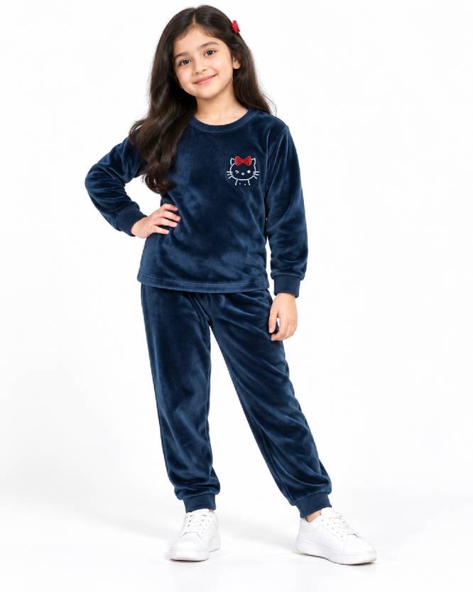 Kuchipoo Girls Casual Sweatshirt Track Pants