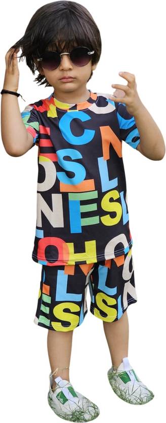 Nakshatra Boys & Girls Casual T-shirt Shorts