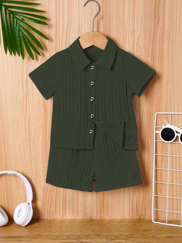 Ompax Boys Casual Shirt Shorts