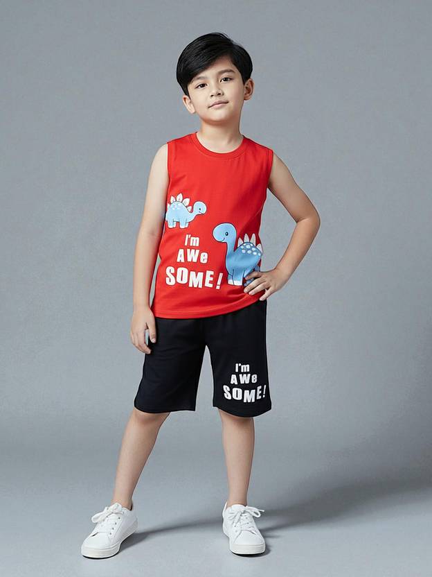 Yk Boys Casual T-shirt Shorts