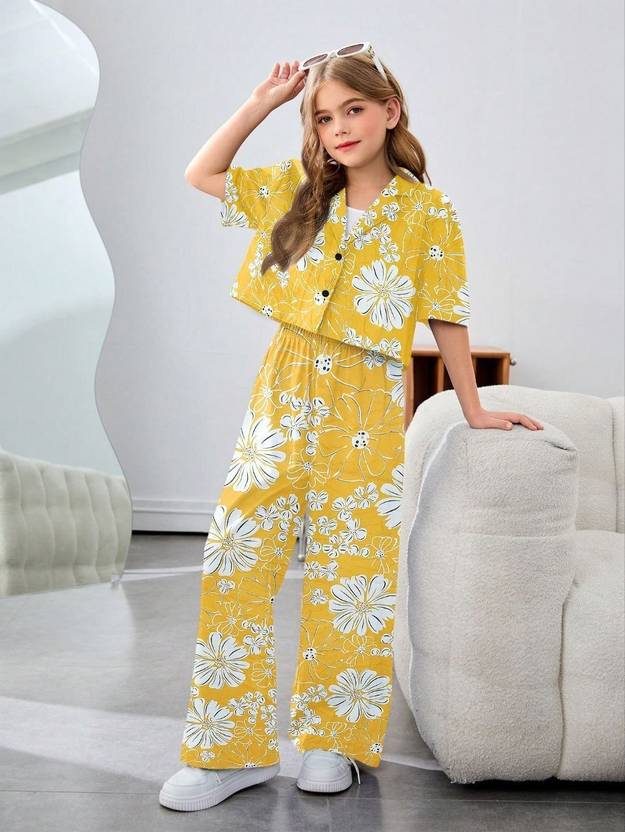 TOGEPI Girls Party(Festive) Shirt Pant