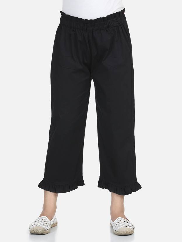 CUTIEKINS Capri For Girls Casual Solid Cotton Lycra Blend