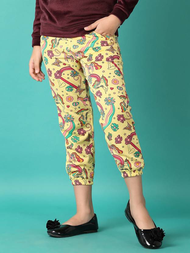V-MART Capri For Girls Casual Printed Cotton Blend