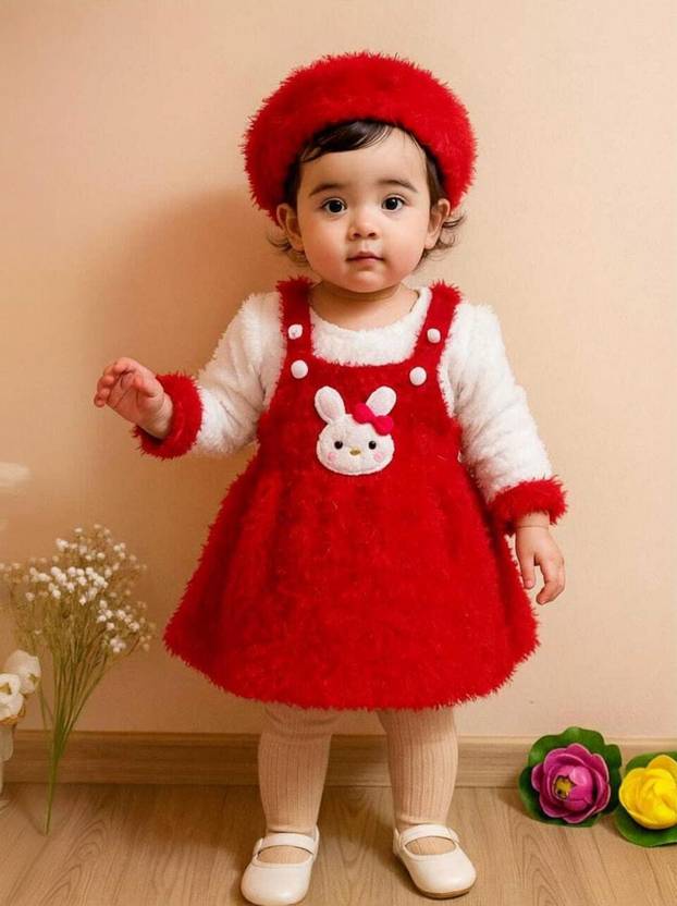 socho samjo Baby Girls Calf Length Casual Dress