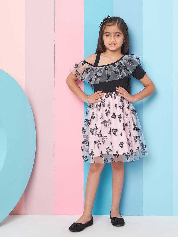 Pspeaches Girls Above Knee Casual Dress