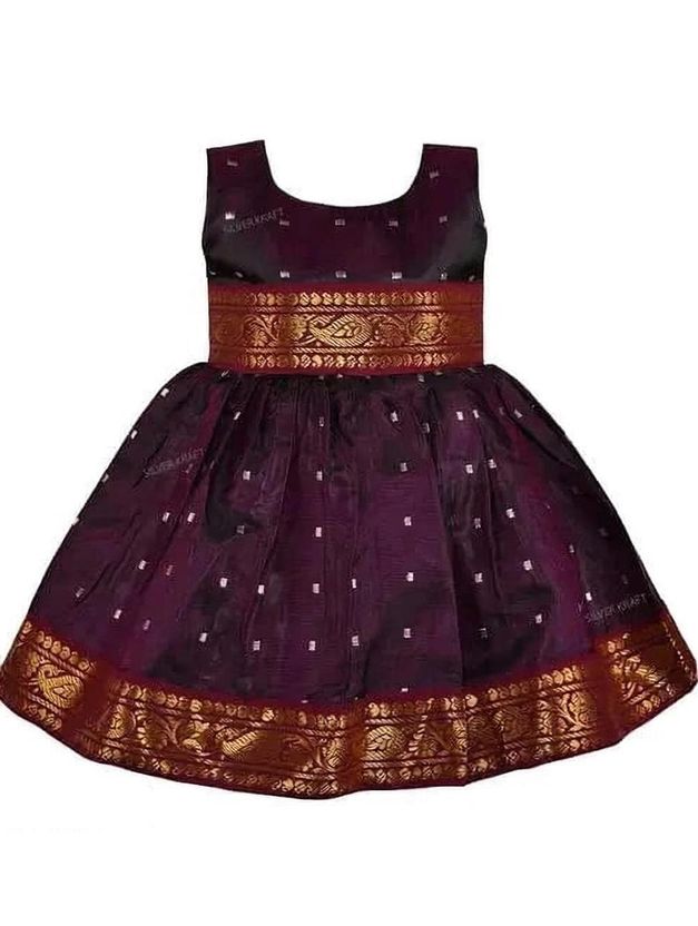 PW PLATYPU WORLD Girls Multicolor Midi Dress - Image 9