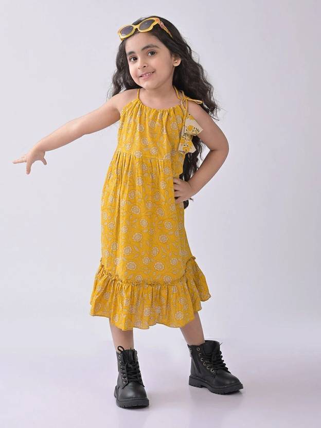 Sangria Girls Below Knee Casual Dress