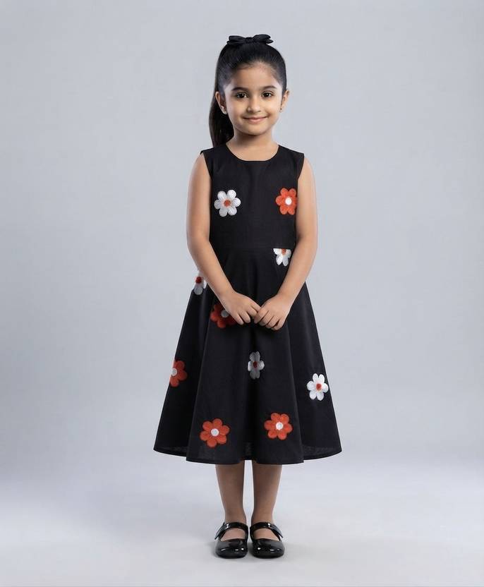 Aika Girls Below Knee Party Dress